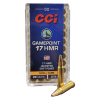 17 HMR – CCI Gamepoint 20 Grain Jacketed Soft Point