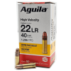 22 Long Rifle – Aguila High Velocity 40 Grain CPRN – 50 Rounds