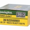 Remington Core-Lokt .360 Buckhammer 200 grain SP Soft Point 2180 FPS (20 rd box)