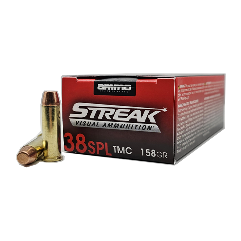 38 Special – Ammo Inc. Red Streak 158 Grain TMC – 50 Rounds