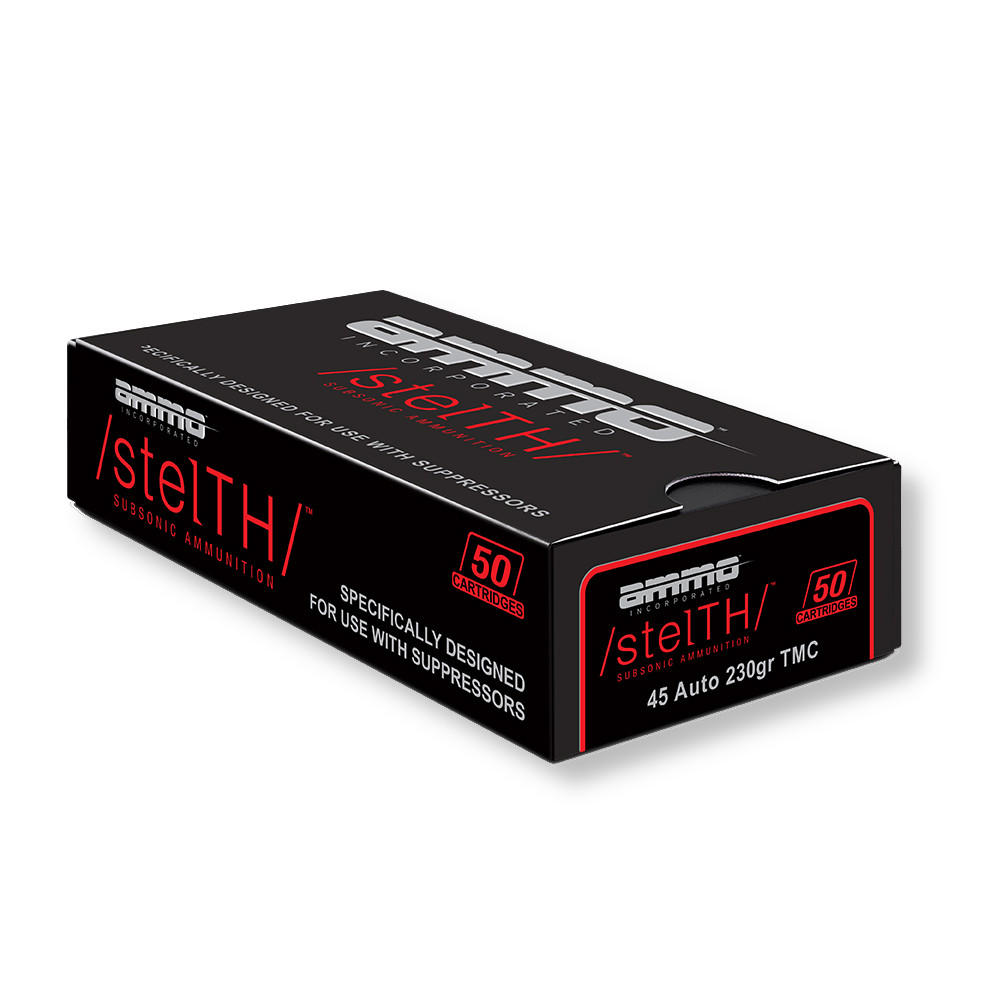 45 ACP – 230 gr TMC – Ammo Inc stelTH (45230TMC-STL) – 1000 Rounds