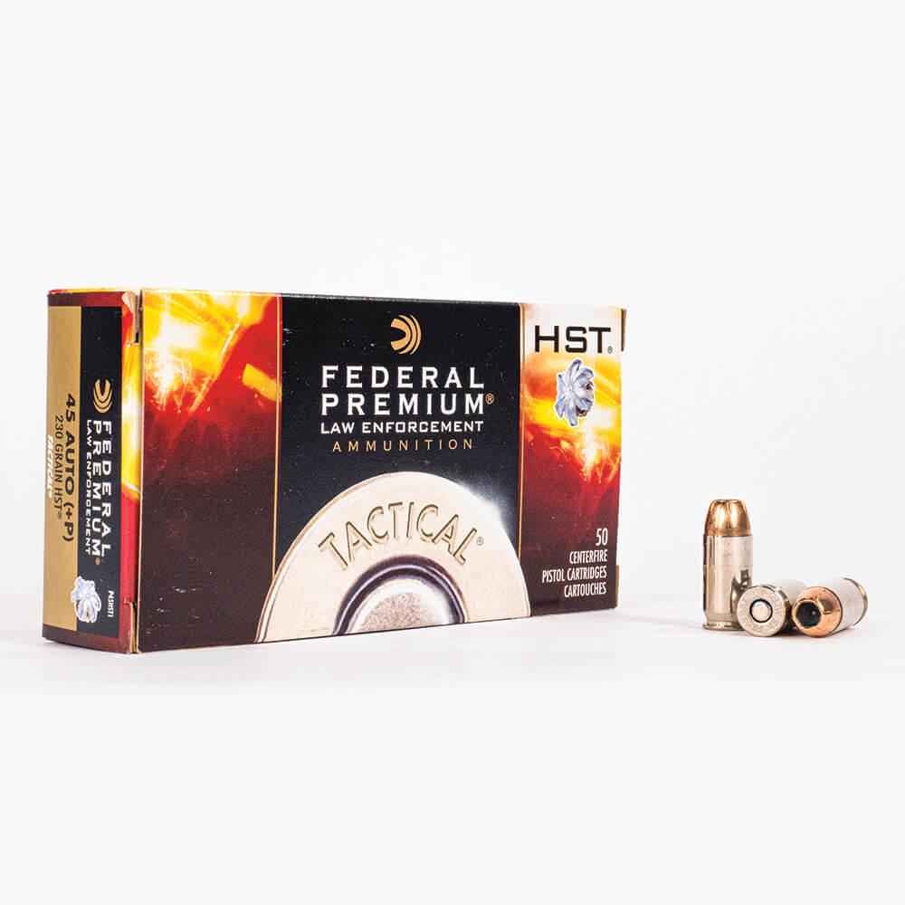 45 ACP – 230 gr JHP +P – Federal HST LE (P45HST1) – 250 Rounds - Image 2