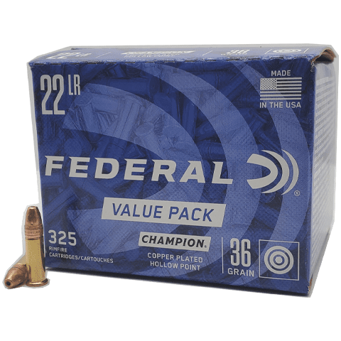 22 Long Rifle – Federal 36 Grain CPHP Value Pack