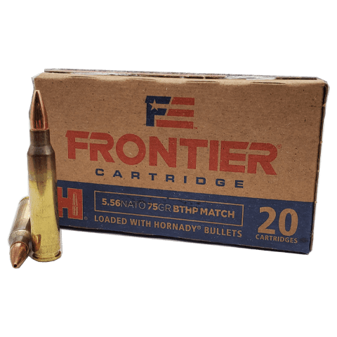 5.56 NATO – Hornady Frontier 75 Grain BTHP