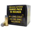 45 Colt – Remanufactured Precision Cartridge 255 Grain SWC – 50 Rounds