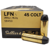 45 Colt – S&B 250 Grain Lead Flat Nose