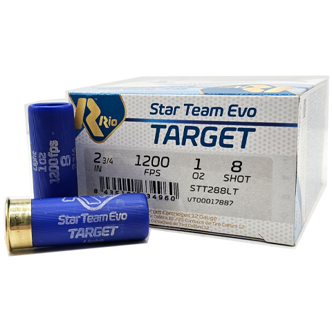 Buy 12 Gauge – Rio Star Team Evo Target 2-3/4″ #8 Shot – 25 Rounds ...